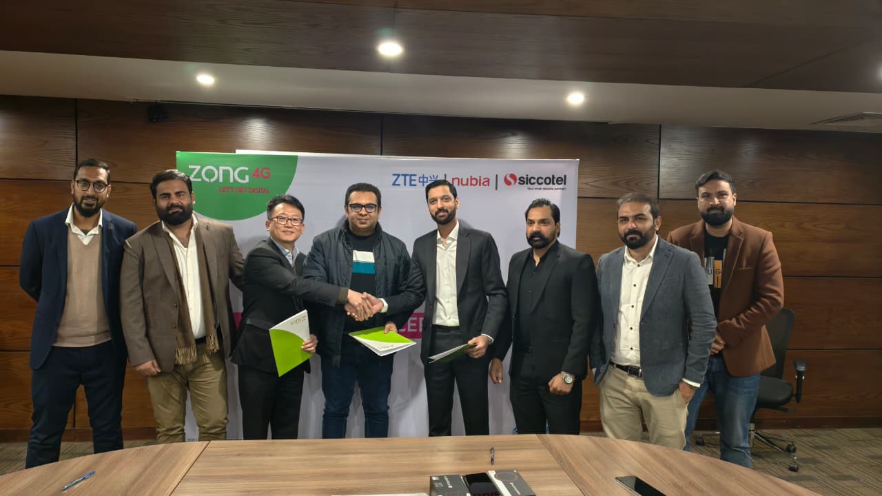 Zong partners with ZTE, Siccotel to expand access to 5G devices in Pakistan