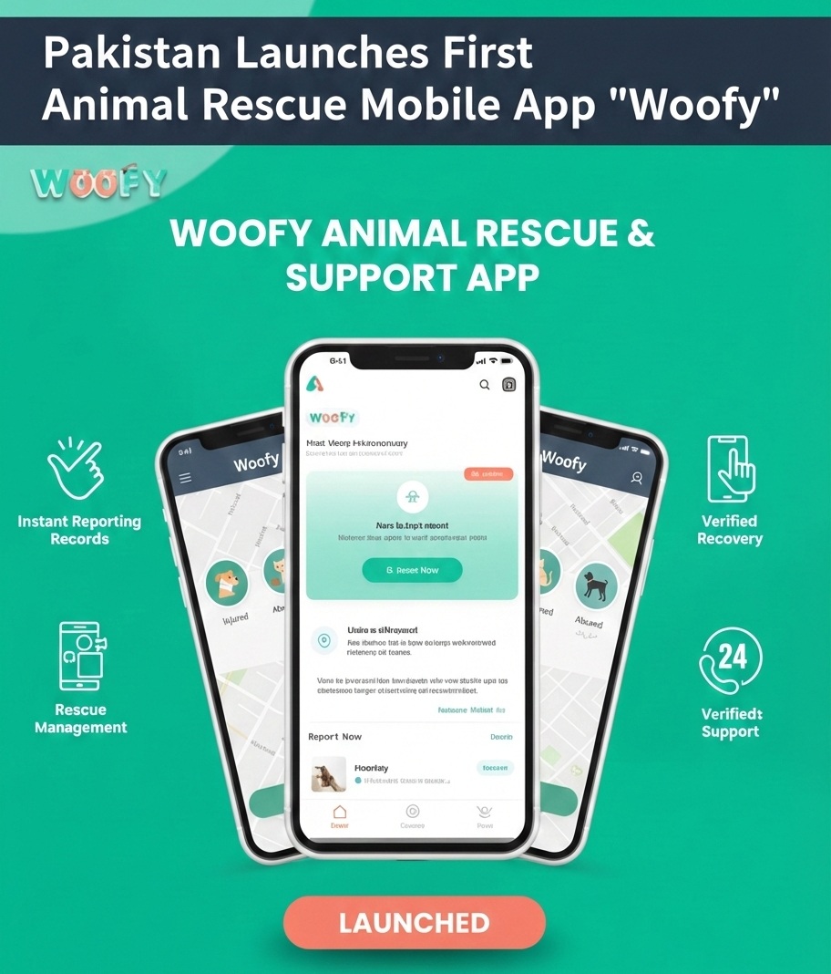 Pakistan Launches First Animal Rescue Mobile App to Speed Up Help for Stray and Injured Animals