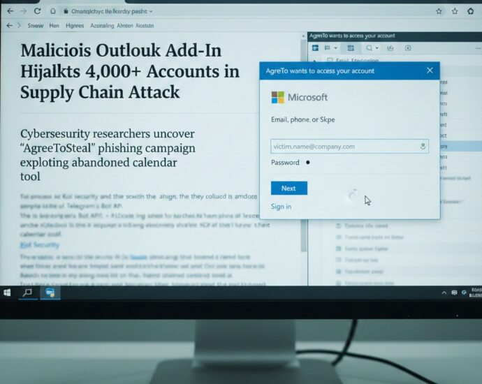 Malicious Outlook Add-In Hijacks 4,000+ Accounts in Supply Chain Attack