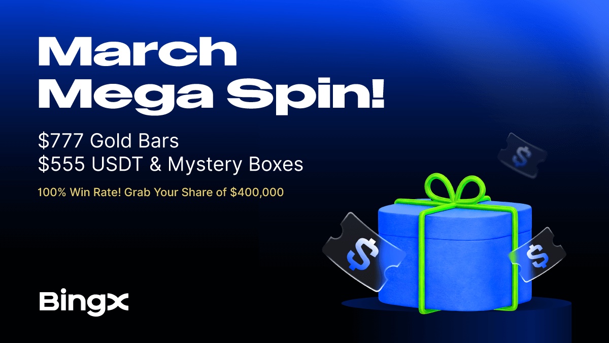 BingX Launches $400,000 P2P March Mega Spin Campaign