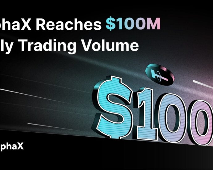 High-Performance Exchange AlphaX Reaches $100 Million in Daily Trades