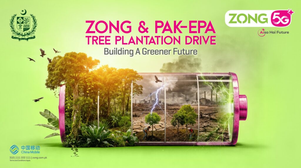 Zong Champions Climate Action with Major Tree Plantation Drive in Islamabad