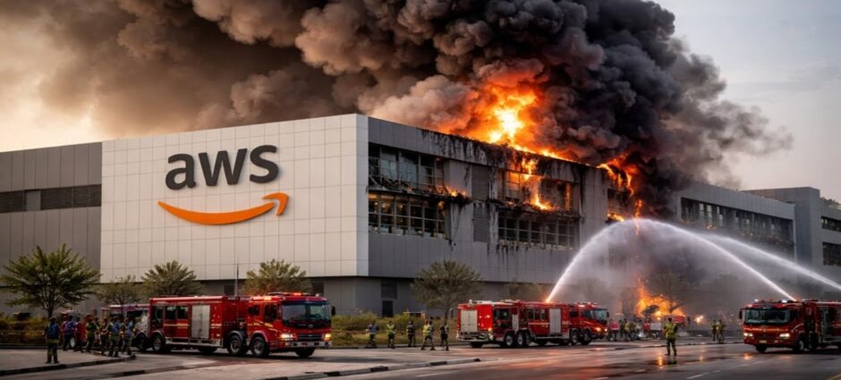 Iranian Missile Triggers Fire at AWS UAE Data Centre, Services Disrupted