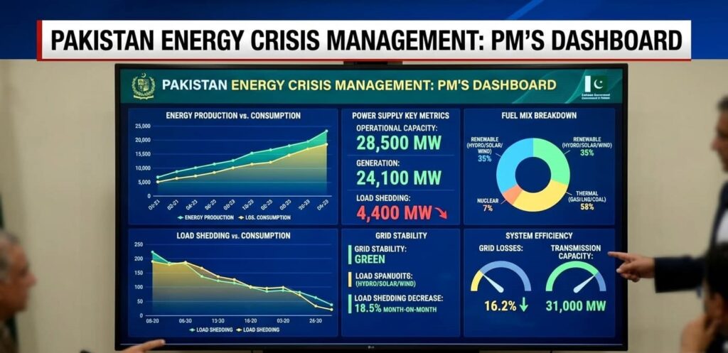 PM’s New Dashboard Reveals How Govt Is Tackling Pakistan’s Energy Crisis
