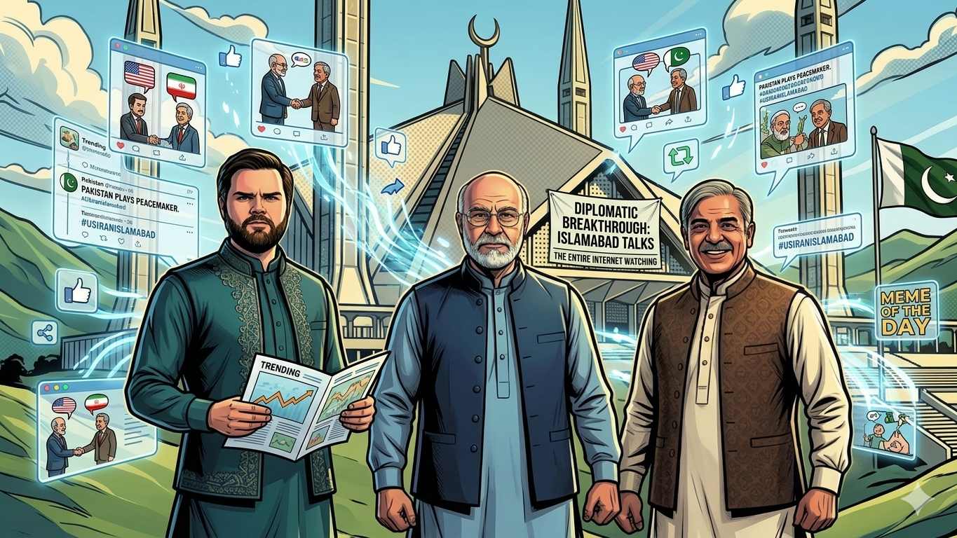 Memes Flood Social Media as U.S.-Iran Talks Begin in Islamabad