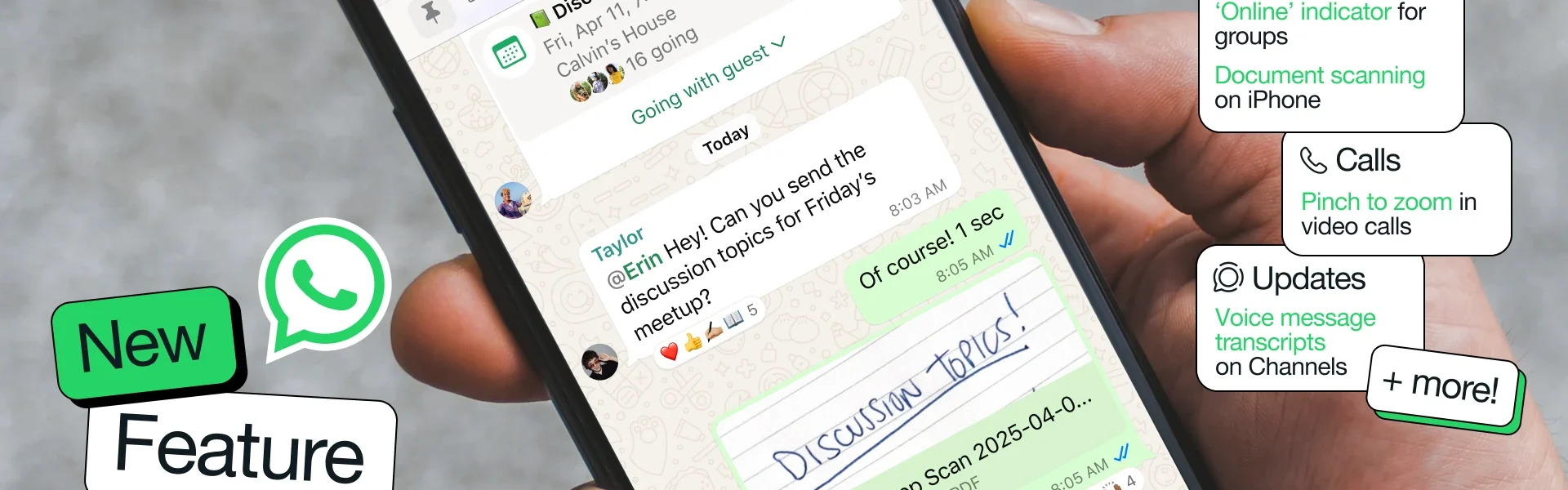 WhatsApp Rolls Out Redesigned Group Chat Interface to Improve User Experience