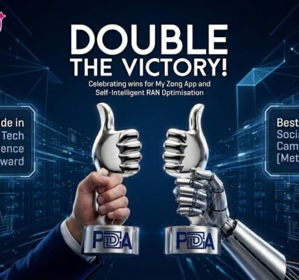 Zong 5G Wins Double Honors for AI Innovation and Digital Marketing Excellence