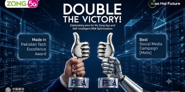 Zong 5G Wins Double Honors for AI Innovation and Digital Marketing Excellence