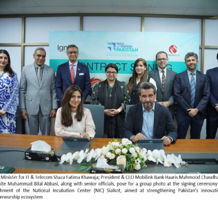 Ignite, Mobilink Bank Partner to Launch National Incubation Center in Sialkot