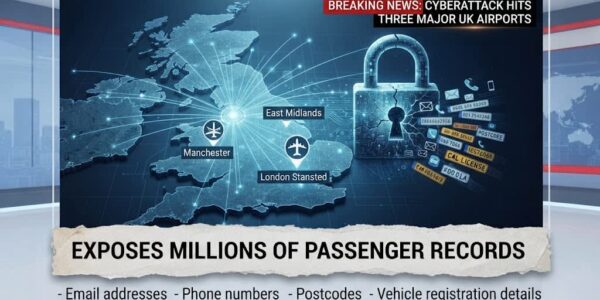 Cyberattack Hits Three Major UK Airports, Exposes Millions of Passenger Records