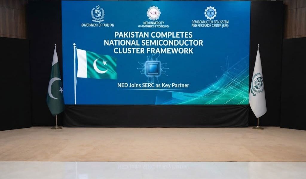 Pakistan Completes National Semiconductor Cluster Framework as NED Joins SERC