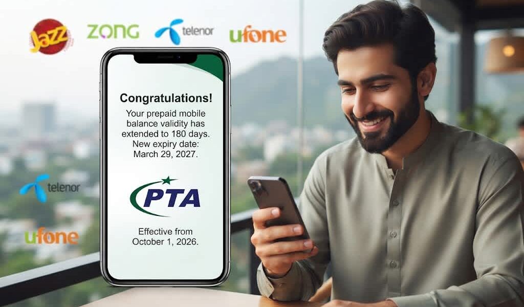 PTA Extends Mobile Balance Validity to 180 Days From October