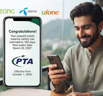 PTA Extends Mobile Balance Validity to 180 Days From October