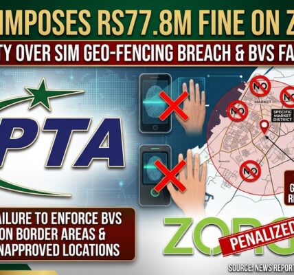 PTA Slaps Rs77.8 Million Fine on Zong Over Geo-Fencing Breach in SIM Sales