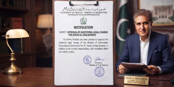 PM Shehbaz Approves Additional Legal Charge for Ikram-ul-Haq Qureshi at IT Ministry